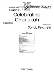 Celebrating Chanukah band score cover